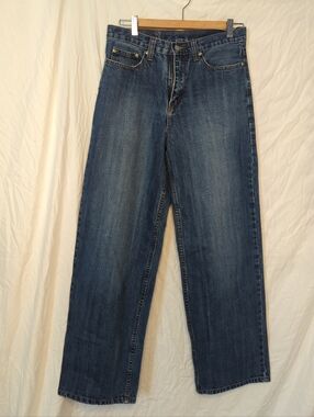 168 Jeanswear Co Vtg Y2K Wide Leg High Rise Jeans Size 29